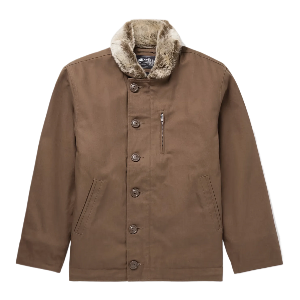 Edgar Faux Fur-Trimmed Cotton-Canvas Jacket