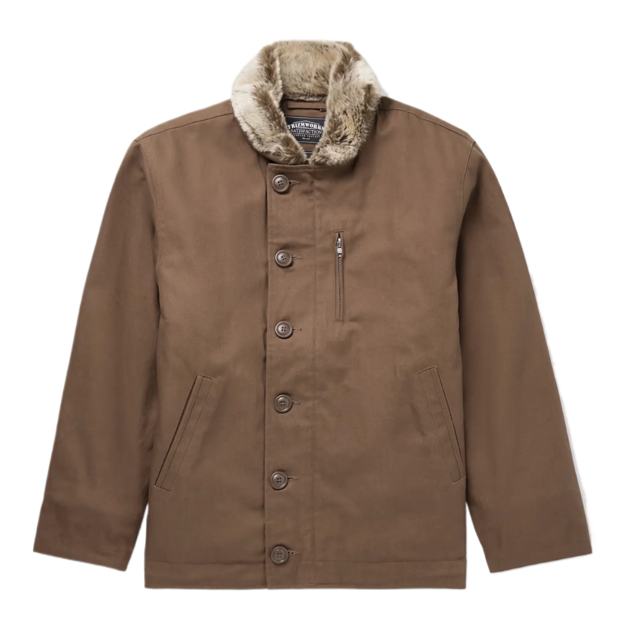Edgar Faux Fur-Trimmed Cotton-Canvas Jacket