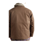 Edgar Faux Fur-Trimmed Cotton-Canvas Jacket