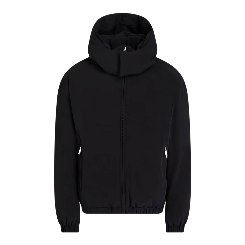 Twill hooded jacket