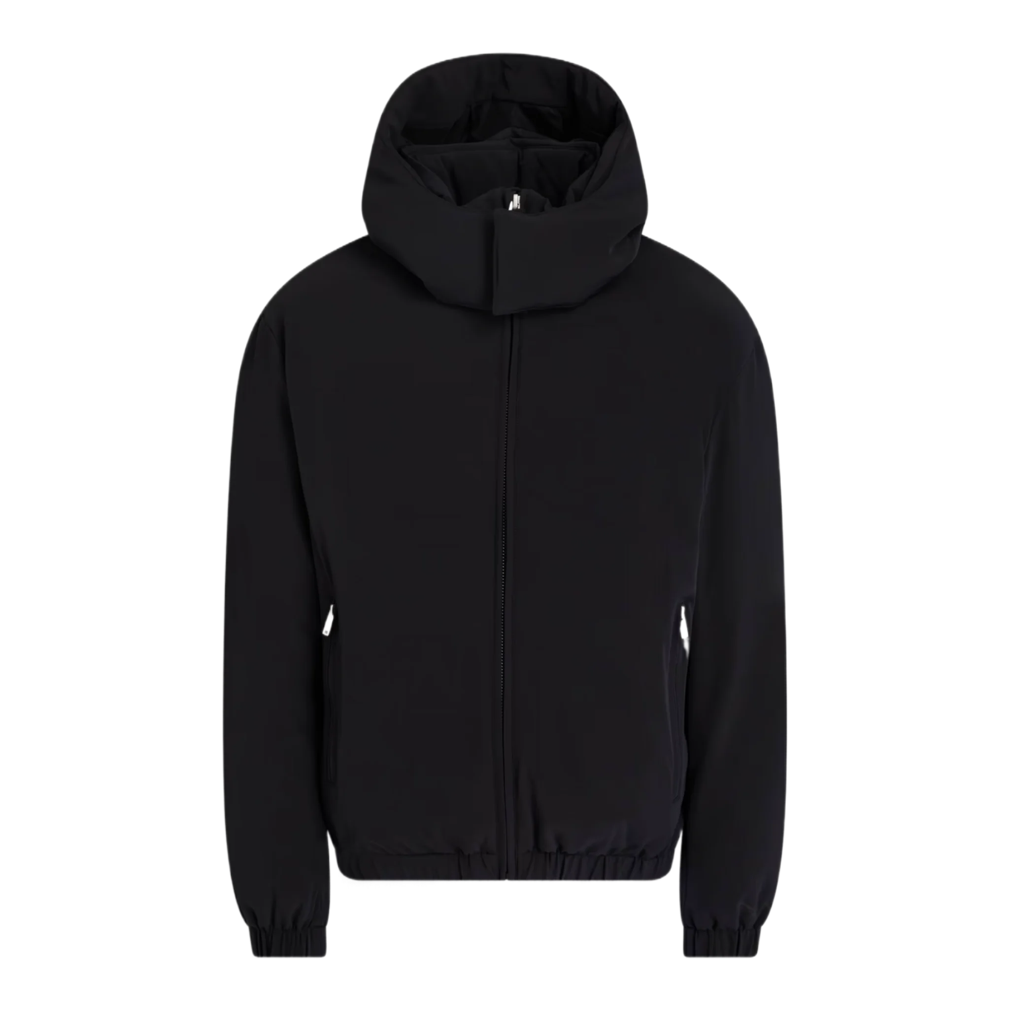 Twill hooded jacket