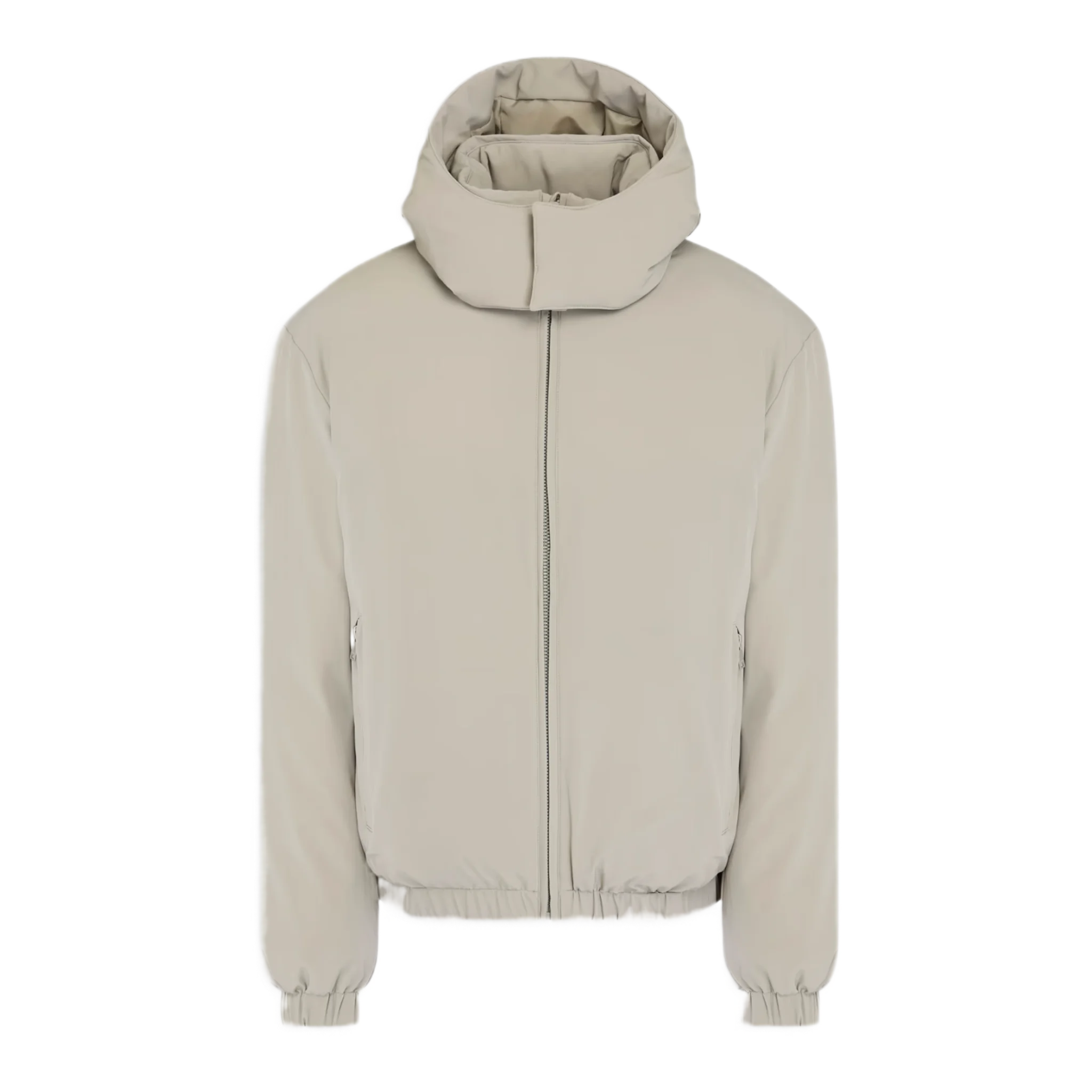 Twill hooded jacket
