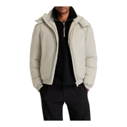 Twill hooded jacket