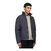 Gray Indigo-Dyed Down Jacket