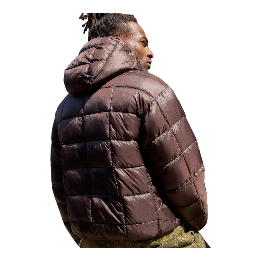 Brown Packable Puffer Jacket