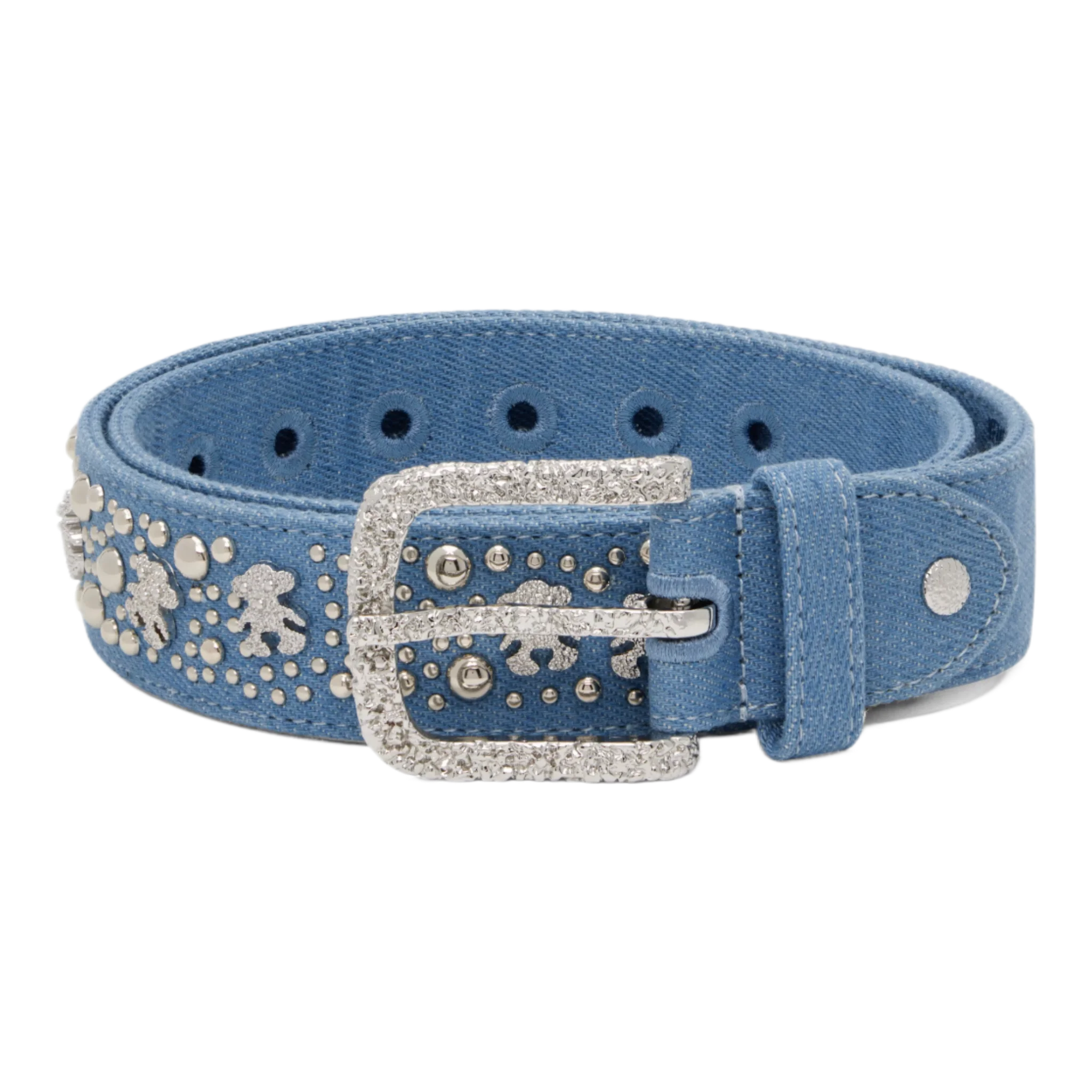 SSENSE Exclusive Blue Teddy Studded Belt