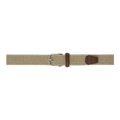 Beige Classic Plain Elastic Woven Belt
