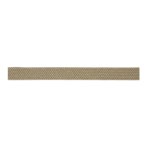 Beige Classic Plain Elastic Woven Belt