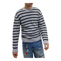 Grey & Black Stripe Jumper