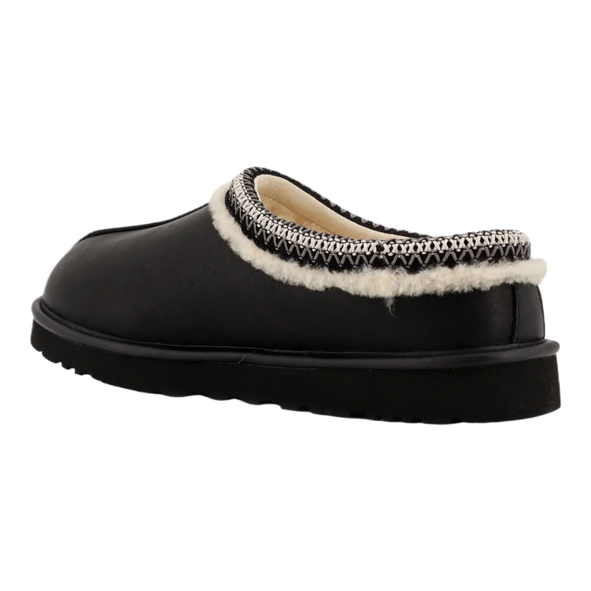 M Tasman Noir leather slip on