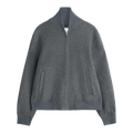 DOUBLE-FACED WOOL BOMBER JACKET
