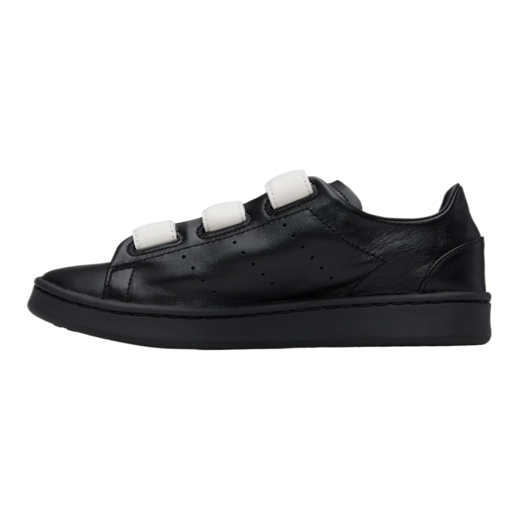 Black Stan Smith Hook-And-Loop Sneakers