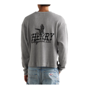 Hollywood Thermal Cropped Waffle-Knit Cotton-Blend T-Shirt