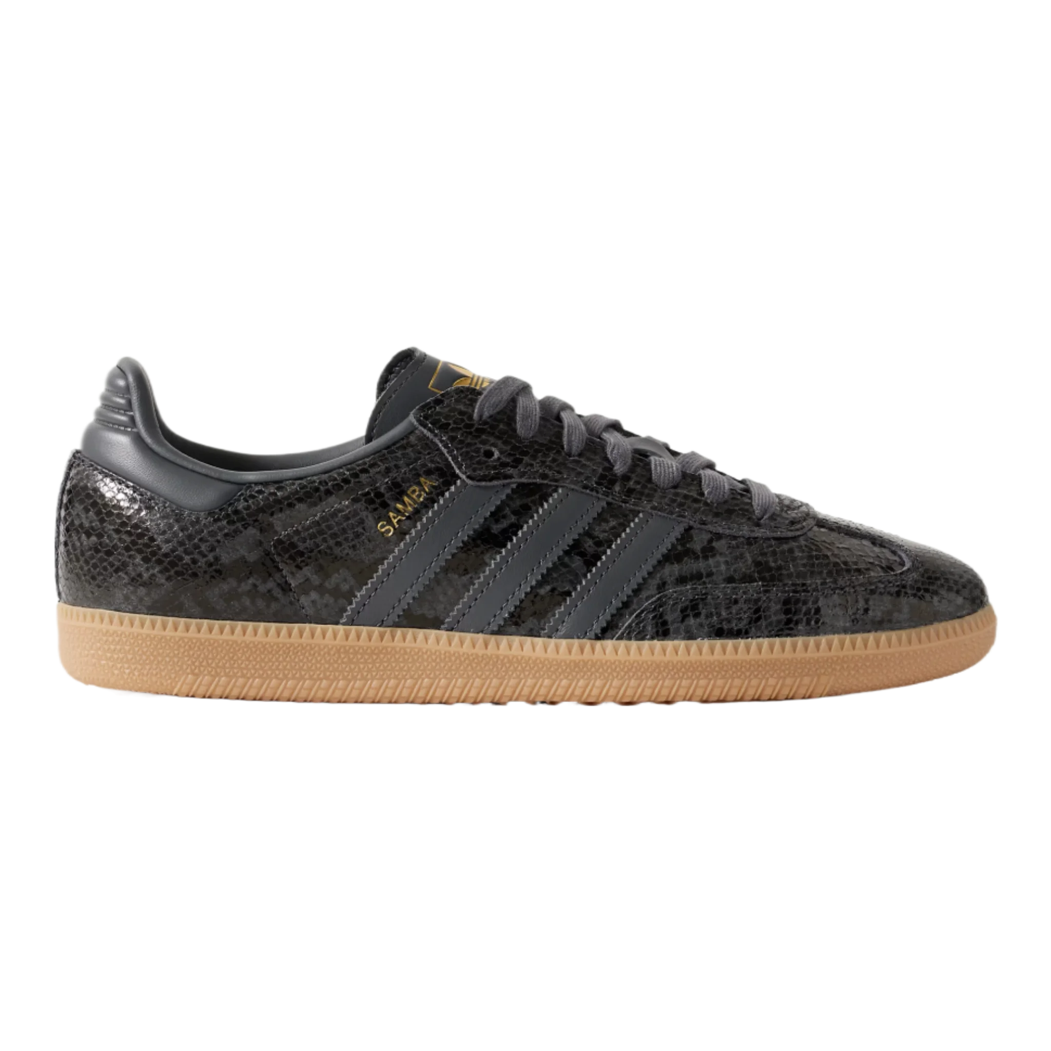Samba OG Snake-Effect Leather Sneakers