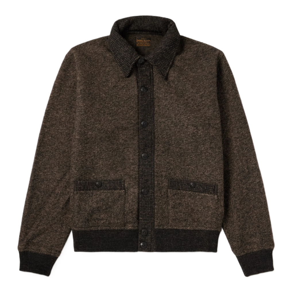 Angus Herringbone Cardigan