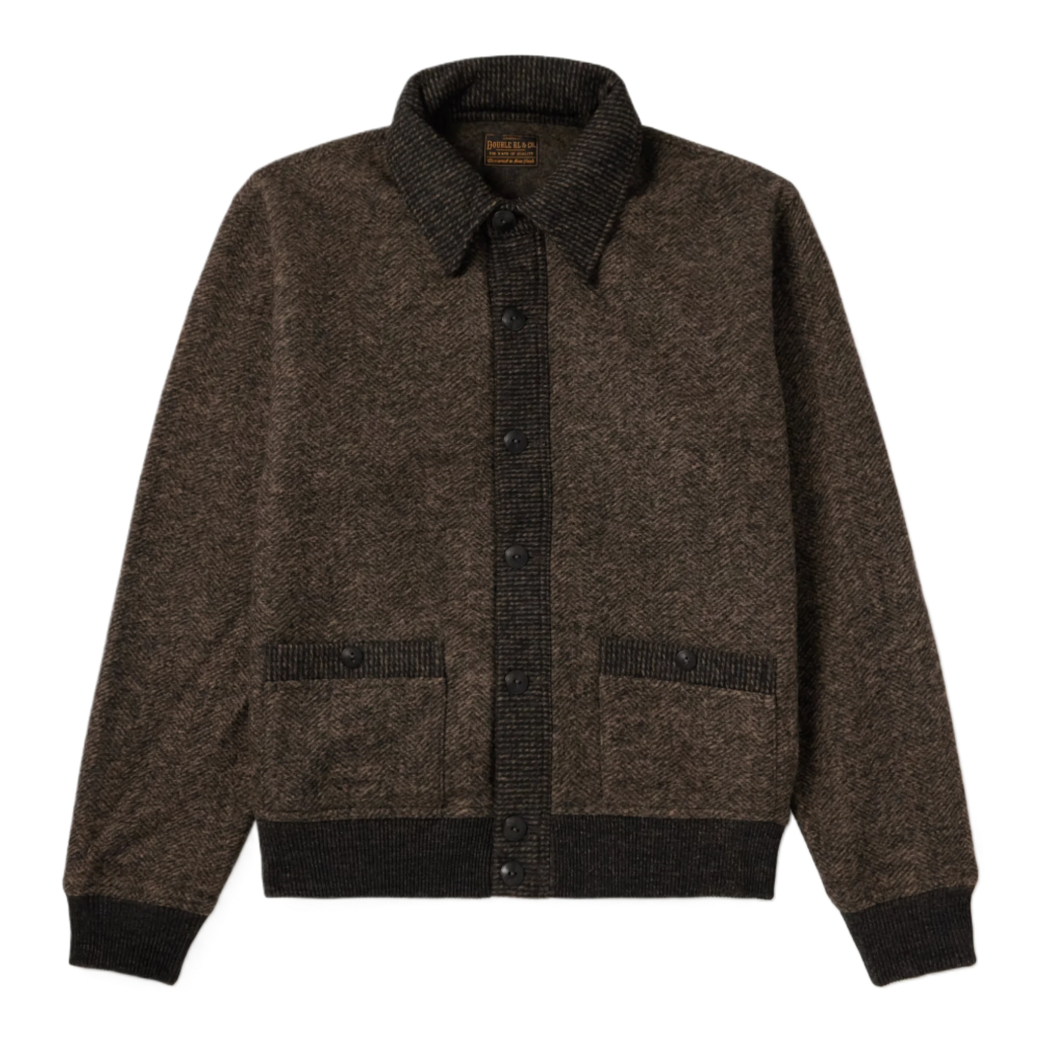 Angus Herringbone Cardigan