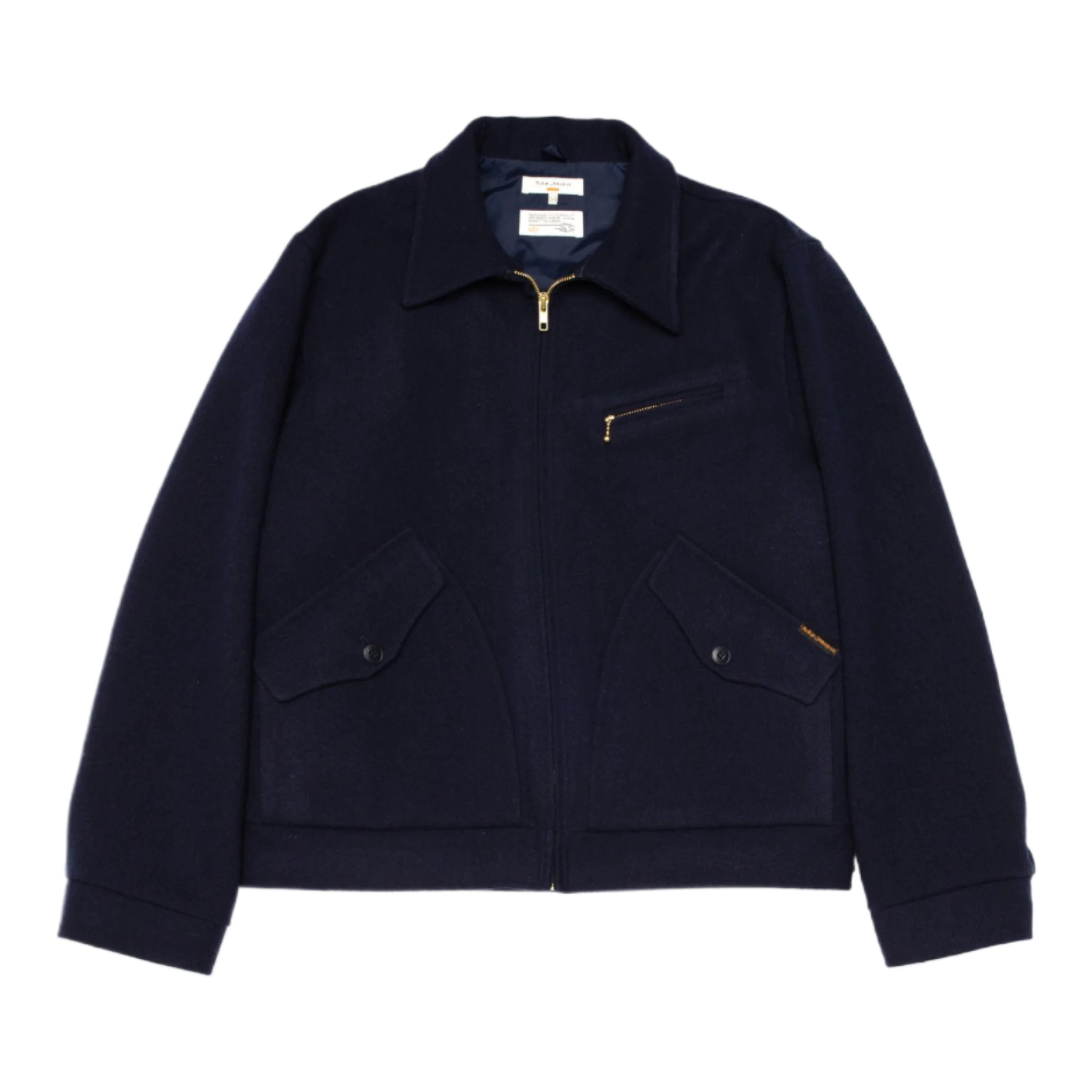 Blake Wool  Zip Jacket Blueberry