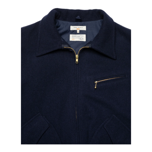 Blake Wool  Zip Jacket Blueberry