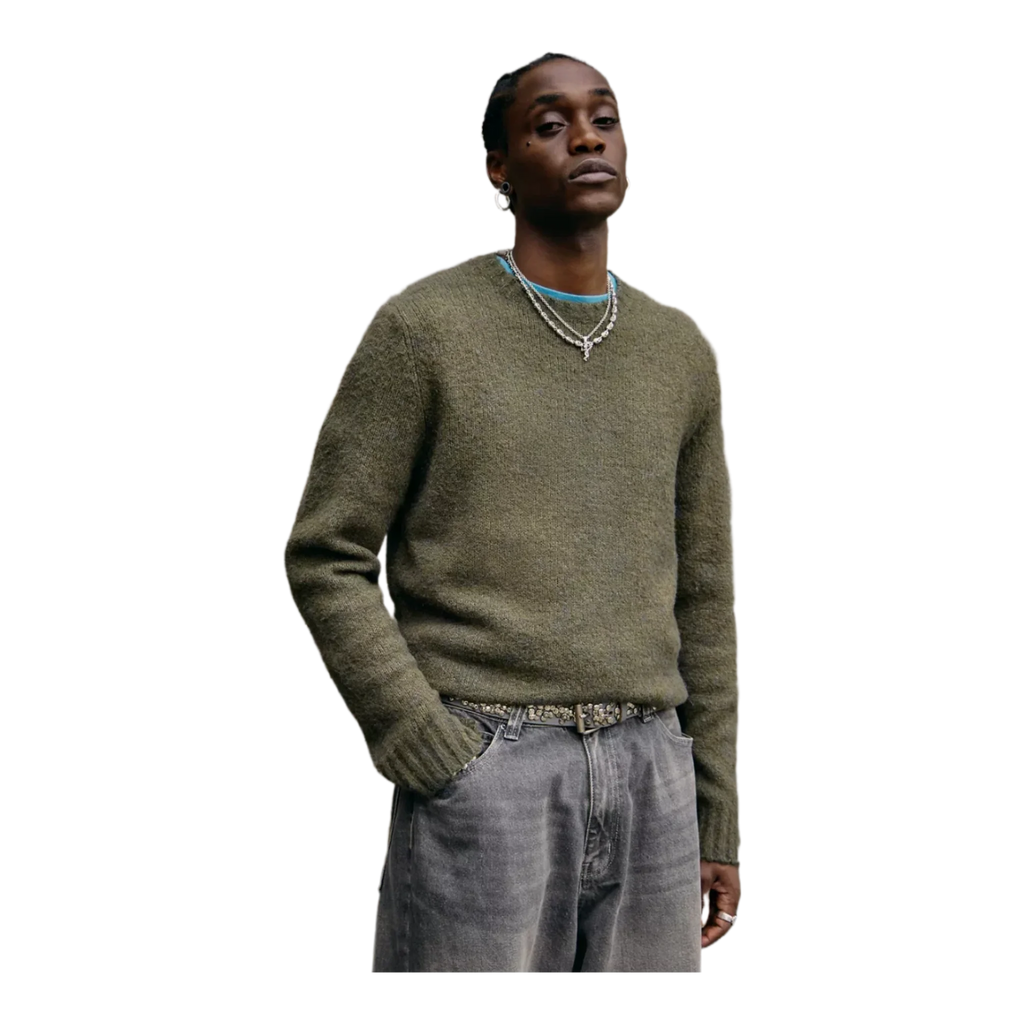 Green 98 Plain Jumper
