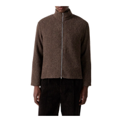 Shrunken knitted jacket
