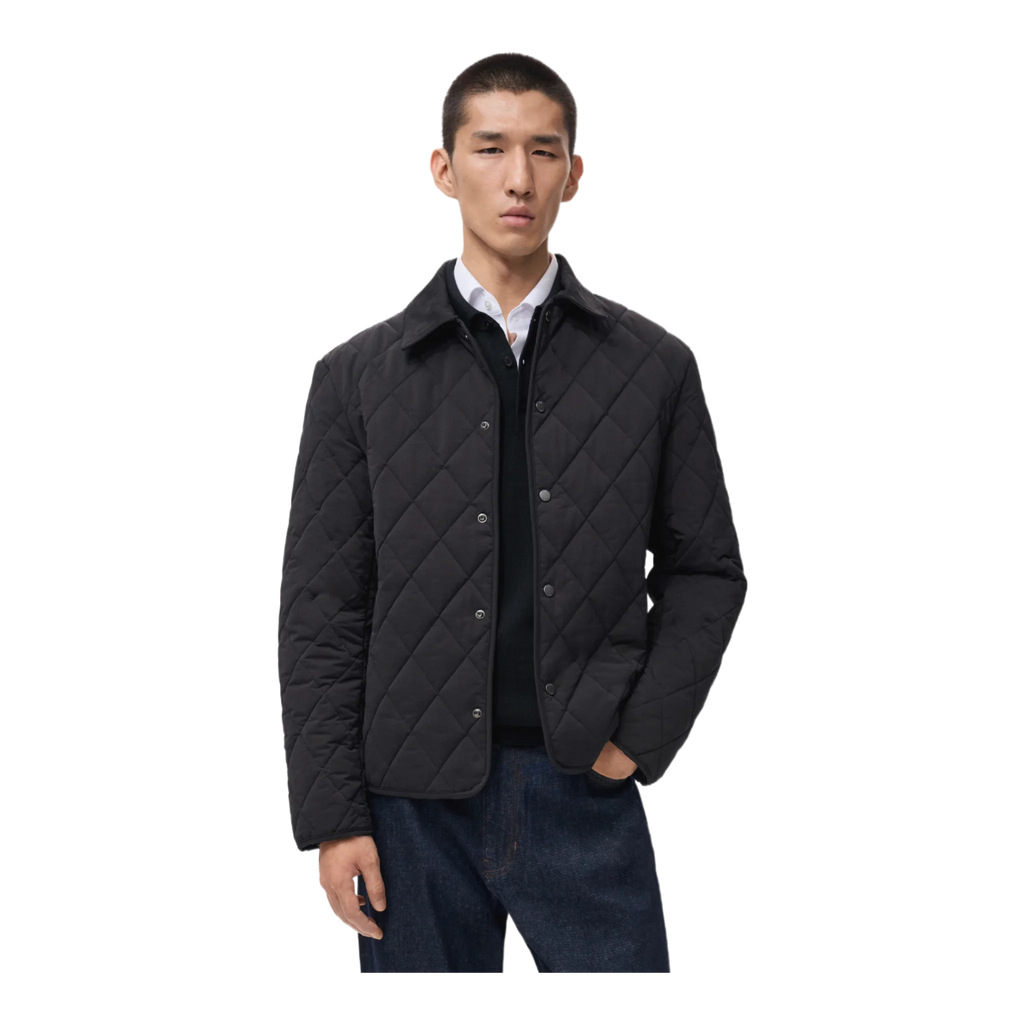quilted jacket in black