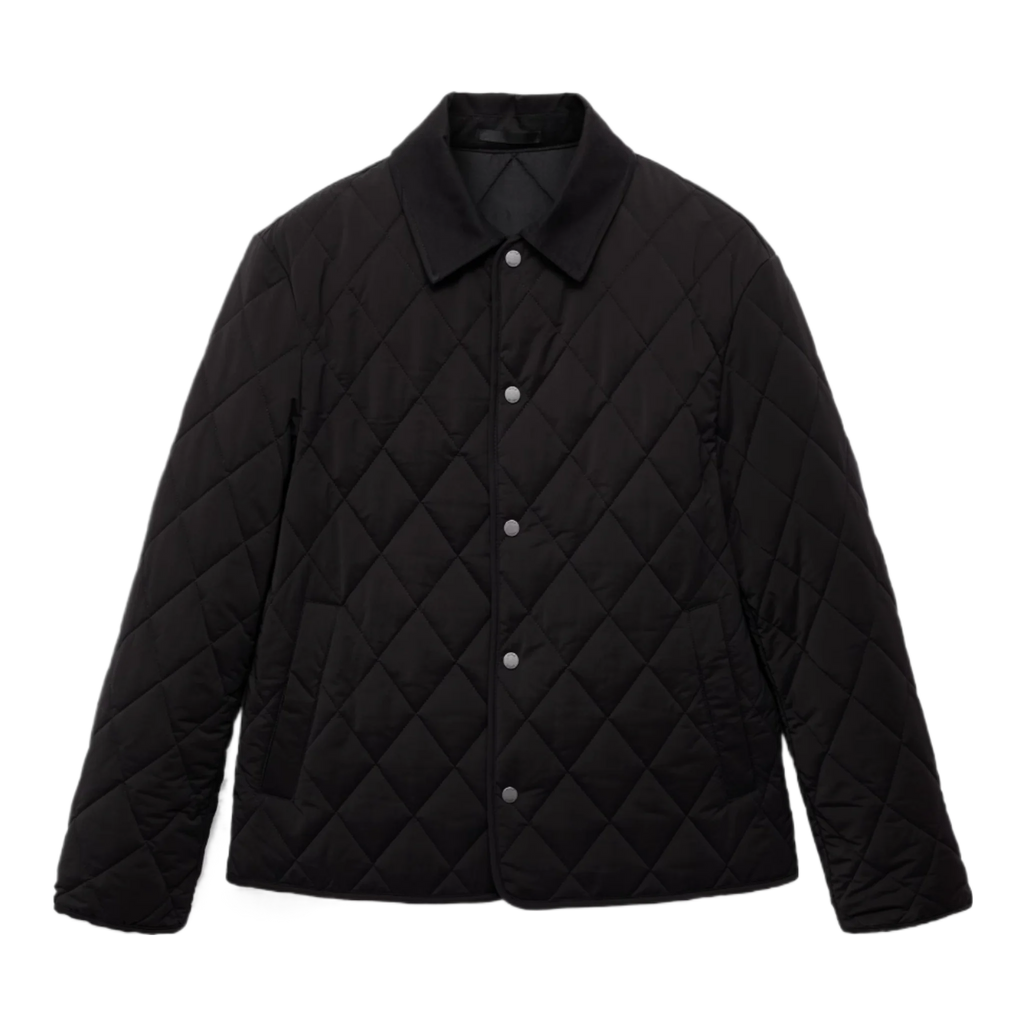 quilted jacket in black