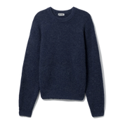 REGULAR KNITTED WOOL-BLEND SWEATER