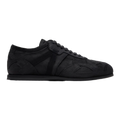 Black Milton Low-Top Boxing Sneakers