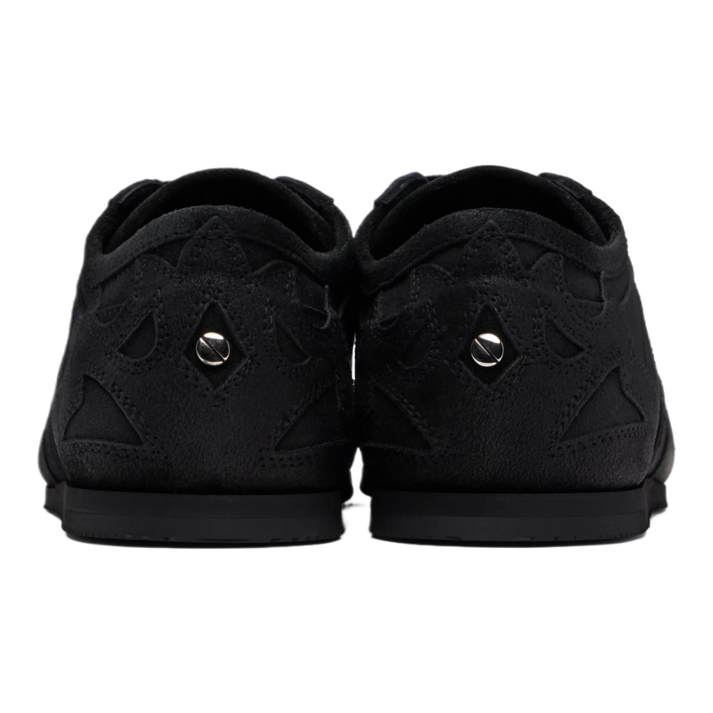 Black Milton Low-Top Boxing Sneakers