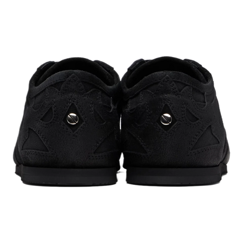 Black Milton Low-Top Boxing Sneakers
