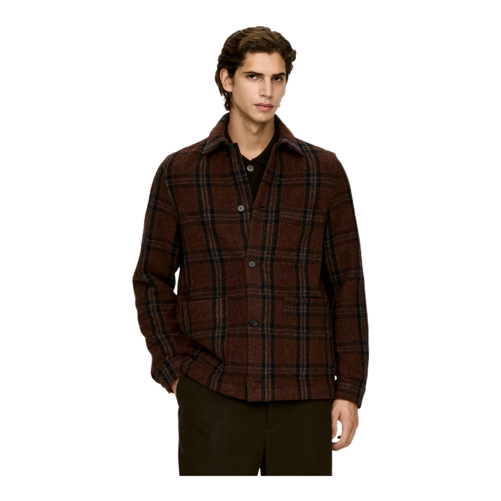 Wool-Blend Overshirt