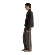 BRUSHED-WOOL POLO SHIRT