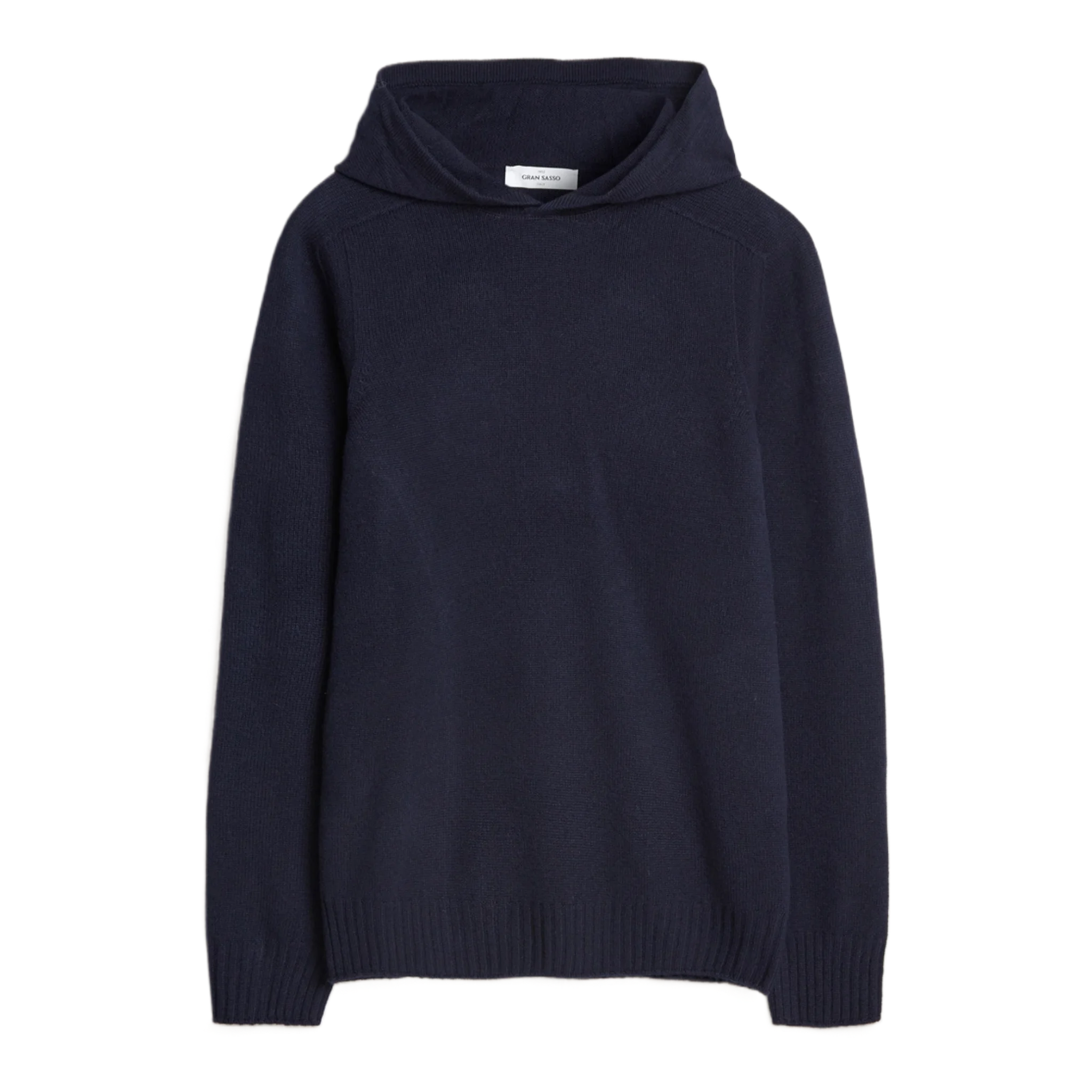 Wool Hoodie Navy