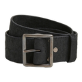 Jones Tumbled Leather Belt Black
