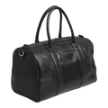 Varon Small Leather Weekend Bag Black
