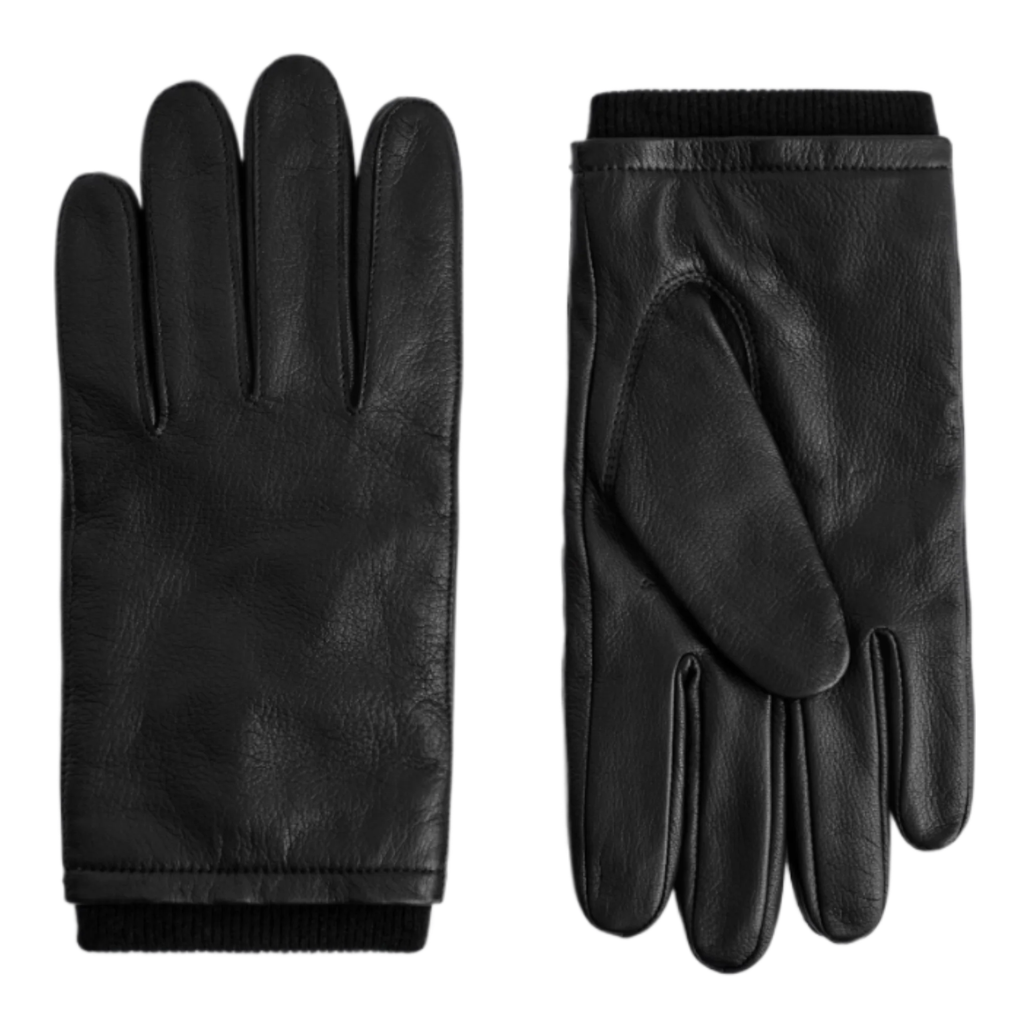CASHMERE-LINED LEATHER GLOVES