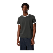 SHORT-SLEEVED CONTRAST TRIM COTTON T-SHIRT