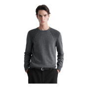 MERINO-CASHMERE CREW-NECK JUMPER