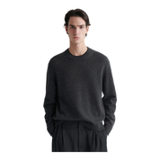 CONTRAST TIPPED MERINO WOOL JUMPER