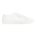 gym sneakers in smooth leather