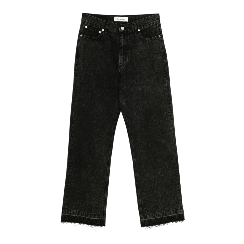Straight-leg Jeans Black