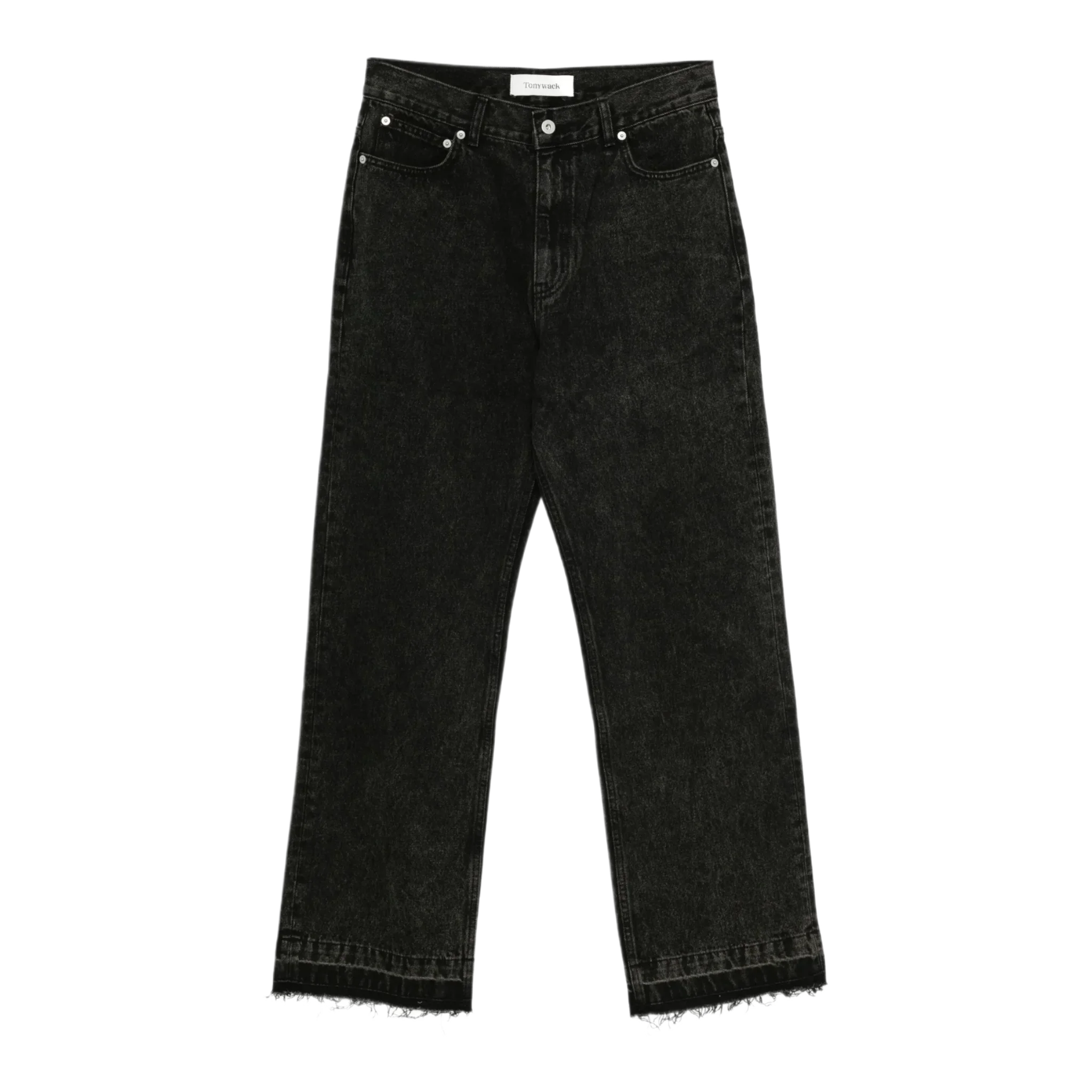 Straight-leg Jeans Black