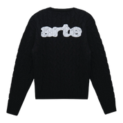 Cable-knit Logo Sweater