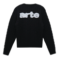 Cable-knit Logo Sweater