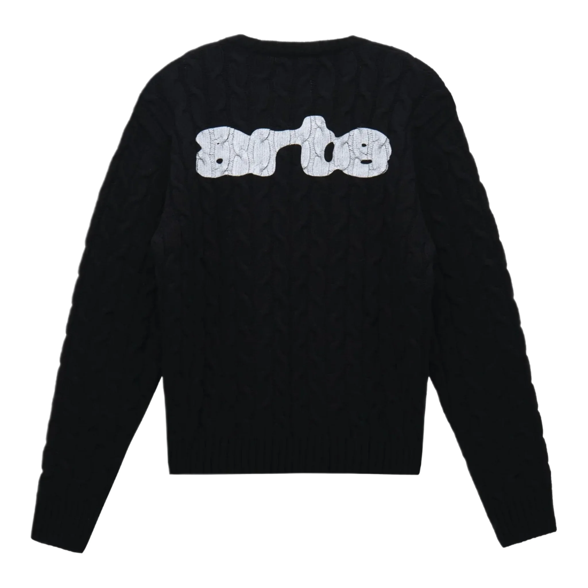 Cable-knit Logo Sweater