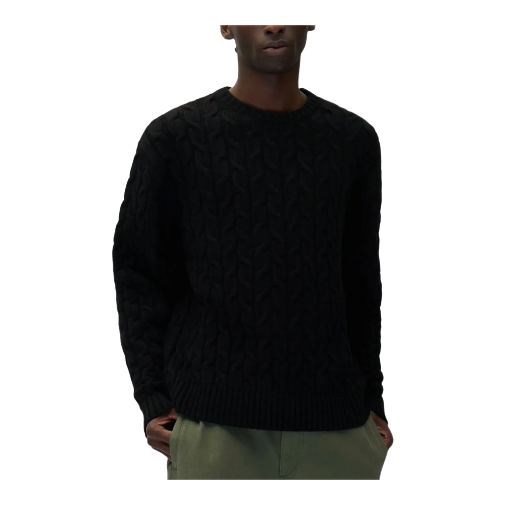 Cable-knit Logo Sweater