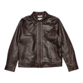 Joppe Western Leather Jacket Brown