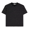 Striped cotton-jersey T-shirt