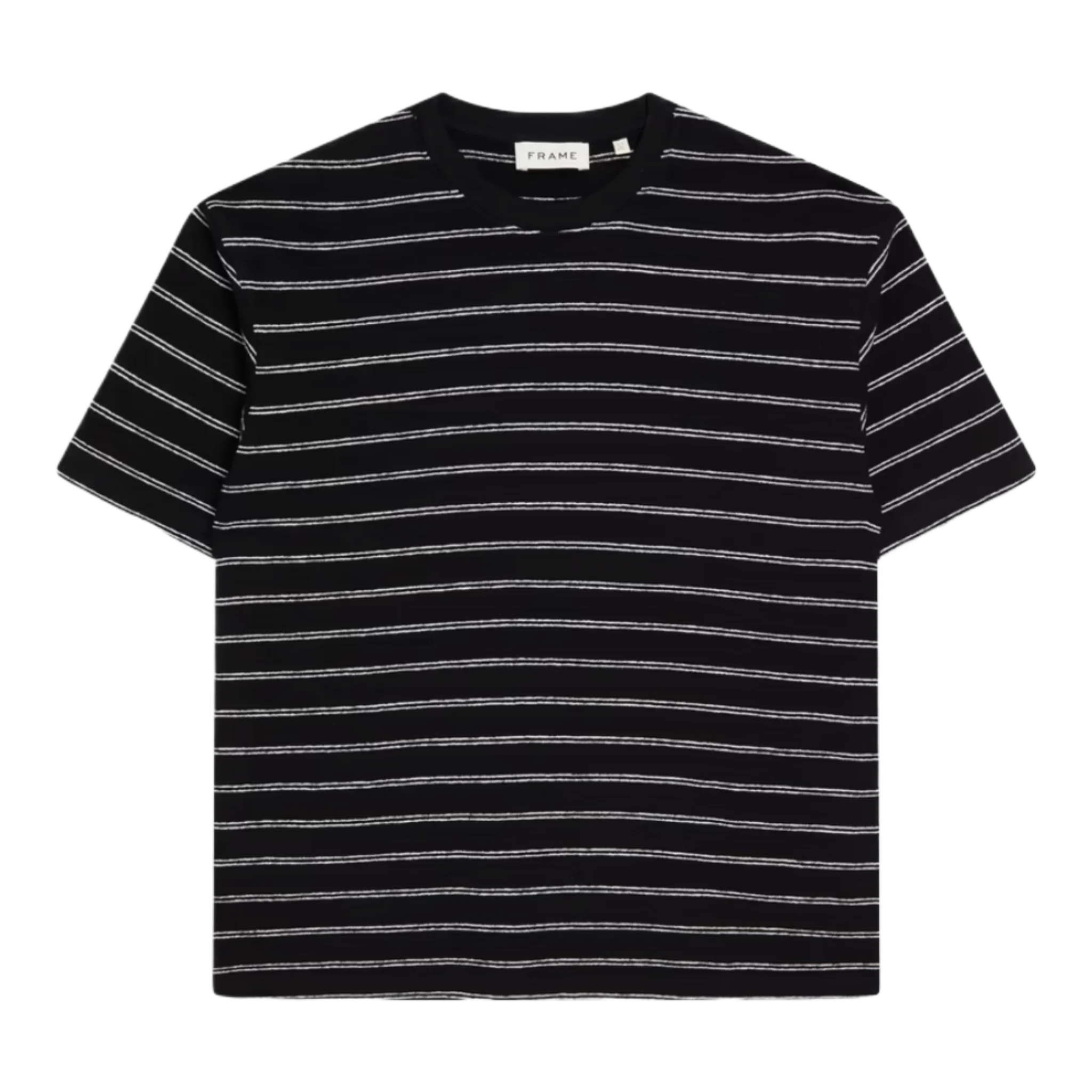 Striped cotton-jersey T-shirt