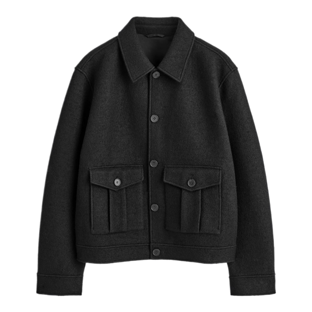 BOILED-WOOL JACKET